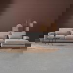 Chaise Longue Bank Como Rechts Puente Lichtgrijs