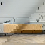 Tv-meubel Nola Naturel Eiken 180cm - Giga Living