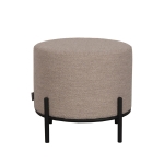 LABEL51 Poef Troy L Naturel Bouclé Ø46cm