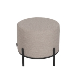 LABEL51 Poef Troy L Naturel Bouclé Ø46cm