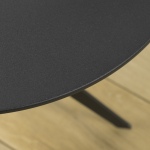 Spinder Design Bijzettafel Daley Low Zwart Ø40cm