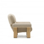 Kave Home Fauteuil Cabana Chenille Beige