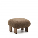 Kave Home Voetenbank Cabana Bouclé Taupe