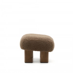 Kave Home Voetenbank Cabana Bouclé Taupe