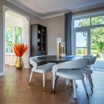 Richmond Eettafel Blackbone Brass Ovaal 230 cm