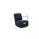 Kave Home Fauteuil Gamer Blauw