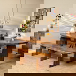 StarFurn Eetkamerbank Tense Naturel 280cm