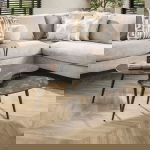 Salontafel Fossil Niervormig Zwart Set van 2 - Giga Meubel