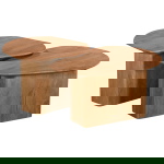 Salontafel Jinte Bruin Set van 2 - Giga Meubel