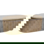 Salontafel Sven Travertin Naturel 120cm - Giga Meubel