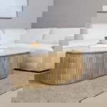 Salontafel Sven Travertin Naturel 120cm - Giga Meubel