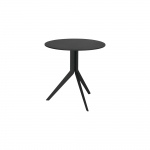 Spinder Design Bijzettafel Daley Low Zwart Ø40cm