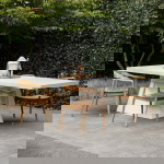 Tuintafel Avia Rechthoek Wit 300cm - Giga Meubel