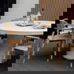 Tuintafel Eden Rond Beige Ø120cm - Giga Meubel