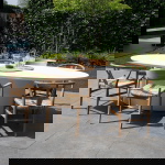 Tuintafel Myrna Ovaal Wit 240cm - Giga Meubel