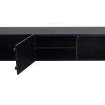 Zwevend Tv-meubel Roman Zwart 200cm - Giga Meubel