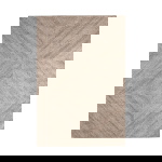 LABEL51 Vloerkleed Blendy Taupe Wol 200x300cm