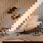 LABEL51 Vloerkleed Mody Taupe Synthetisch 200x300 cm
