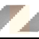 LABEL51 Vloerkleed Wolly Taupe Wol 160x230 cm