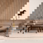 LABEL51 Vloerkleed Wolly Taupe Wol 200x300 cm