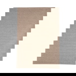 LABEL51 Vloerkleed Wolly Taupe Wol 200x300 cm