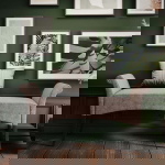 Kare Design Bankje Motley Velvet Zilvergrijs