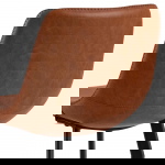 Barstoel Isdal Brandy Pu Retro - Giga Living