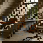 Kare Design Bureaustoel Patron Naturel/Zwart