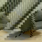 Kare Design Draaifauteuil Milo Groen
