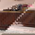 Kare Design Dressoir Catalina Zwart/Bruin 160cm