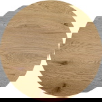 Kare Design Eettafel Schickeria Eiken/Zwart Ø110cm