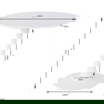 Kare Design Eettafel Schickeria Wit Ø80cm