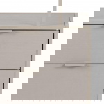 Boekenkast Varven Melamine Grijs Met Lades 185cm - Giga Living