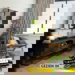 StarFurn Tv-Meubel Denver Zwart Mangohout en Staal 240cm