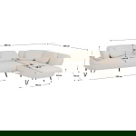 Kare Design Hoekbank Peppo Wit
