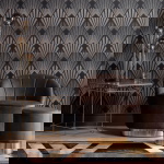 Kare Design Tafellamp Al Capone Goud 3-Lichts
