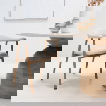 Eetkamerstoel Mila Beige/Naturel - Giga Meubel