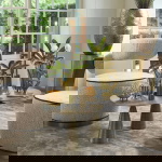 Light & Living Bijzettafel Bahia Antiek Brons Ø52cm