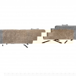 Richmond Bank Donovan 3-Zits + Lounge Rechts Bergen Taupe Chenille