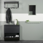 Spinder Design Schoenenkast Billy 2 Zwart