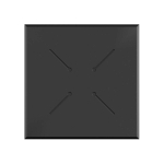 Tuintafel Moonstone X-Cross Zwart Frame HPL 70x70cm - Giga Meubel