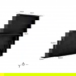 Richmond Dienblad Blane Zwart Croco Set van 2