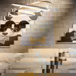 Richmond Wanddecoratie Shiny Panda 118x130cm
