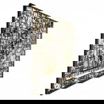 Richmond Wanddecoratie Piano Wibi Zwart/Goud 158x188cm