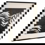 Richmond Wanddecoratie Jozy Zwart 80x80cm
