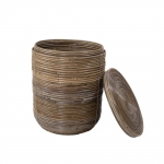 Wasmand Stripe Naturel Extra Groot