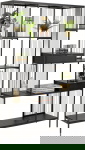 Kare Design Boekenkast Bologna Zwart 125x200cm