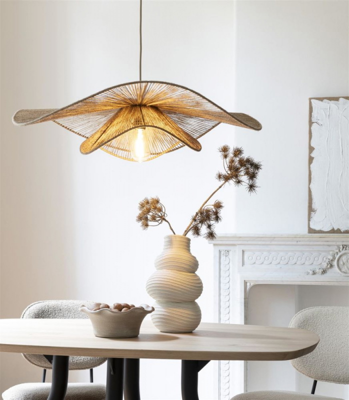 Coco Maison Hanglamp Iggy Naturel Ø80cm