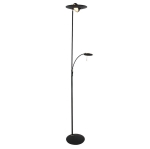 Steinhauer Zenith LED Vloerlamp 2-lichts Zwart 160cm