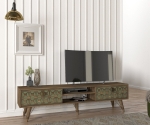 Tv-Meubel Valente Melamine Walnoot